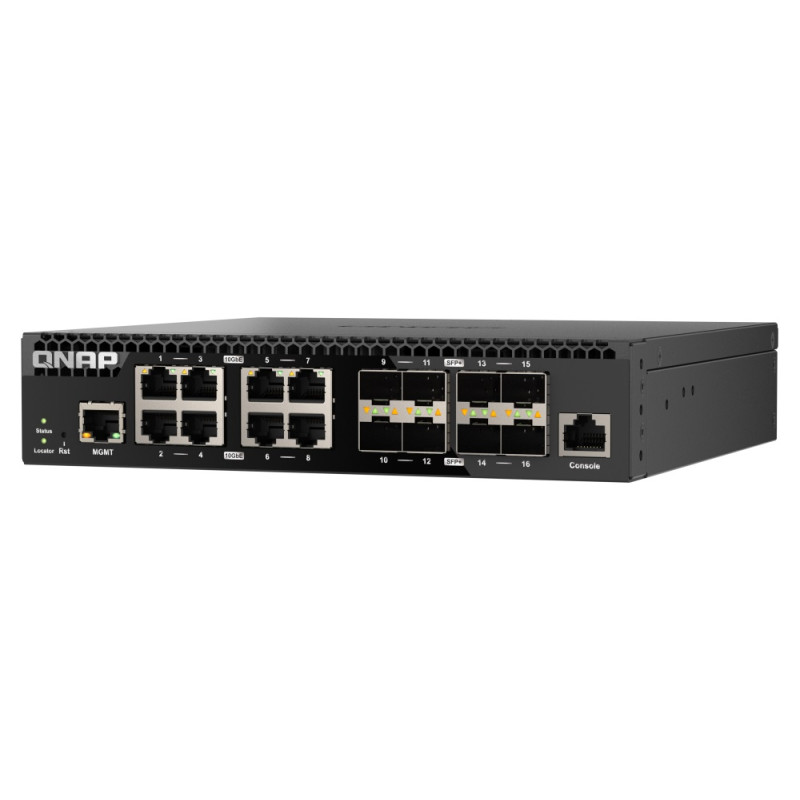 QNAP switch QSW-3216R-8S8T (8x 10G GbE porty + 8x 10G SFP+ porty, polovičná šírka)
