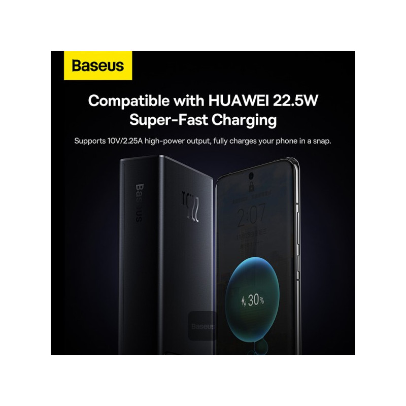 NONAME - Baseus power banka Star-Lord 30000 mAh 22,5 W USB/USB-C čierna