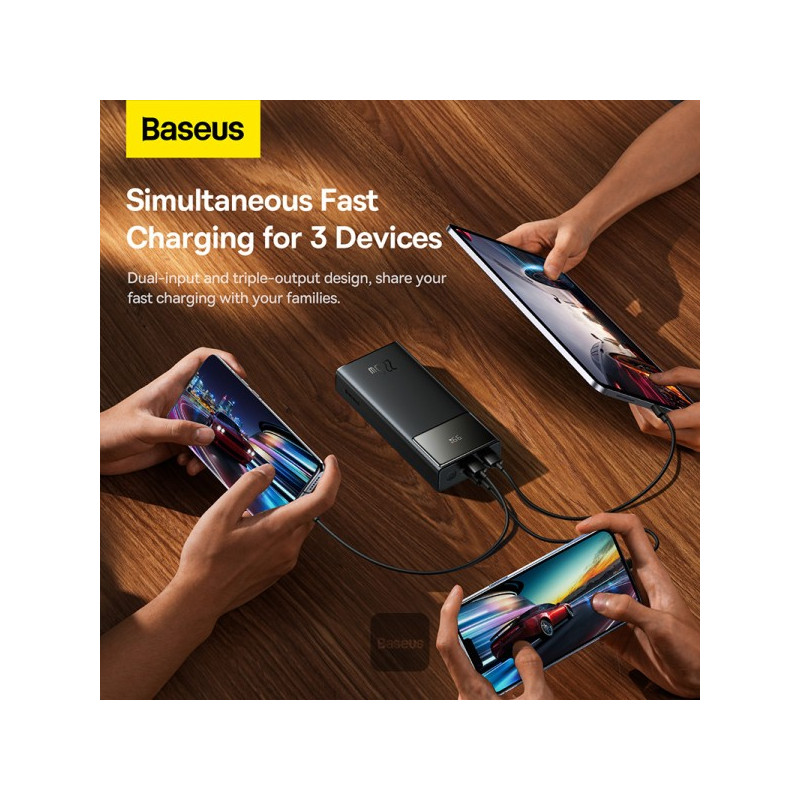 NONAME - Baseus power banka Star-Lord 30000 mAh 22,5 W USB/USB-C čierna