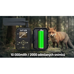 EVOLVEO StrongVision PRE 4G II, fotopasca & bezpečnostná kamera, 4G LTE, cloud/e-mail, 10.000mAh