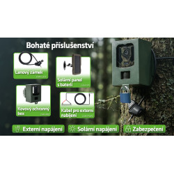 EVOLVEO StrongVision PRE 4G II, fotopasca & bezpečnostná kamera, 4G LTE, cloud/e-mail, 10.000mAh