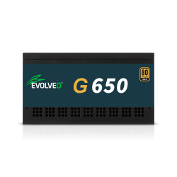 EVOLVEO G650, zdroj 650W, ATX3.1, 14cm, aPFC, 80 + GOLD, 3YRW