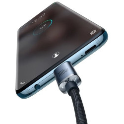 NONAME - Baseus CAJY000601 Crystal Shine Series Dátový Kabel USB-C - USB-C 100W 1,2m Black