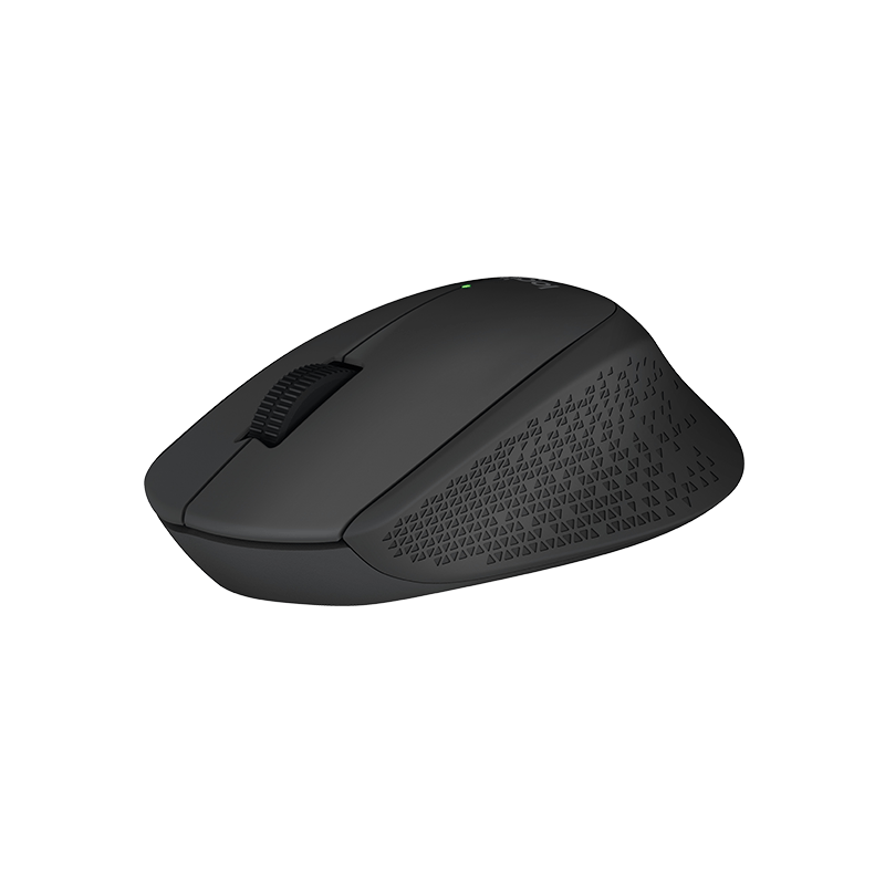 Logitech M280/Ergonomická/Optická/Pre pravákov/1 000 DPI/Bezdrôtová USB/Čierna