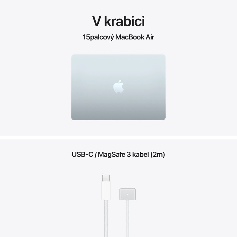 Apple MacBook Air 15''/M5/15,3''/2880x1864/16GB/512GB/M5/Tahoe/Sky Blue/1R