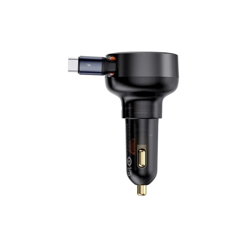 NONAME - Baseus Enjoyment Pro Nabíjačka do Autá USB-C 60W Cluster Black