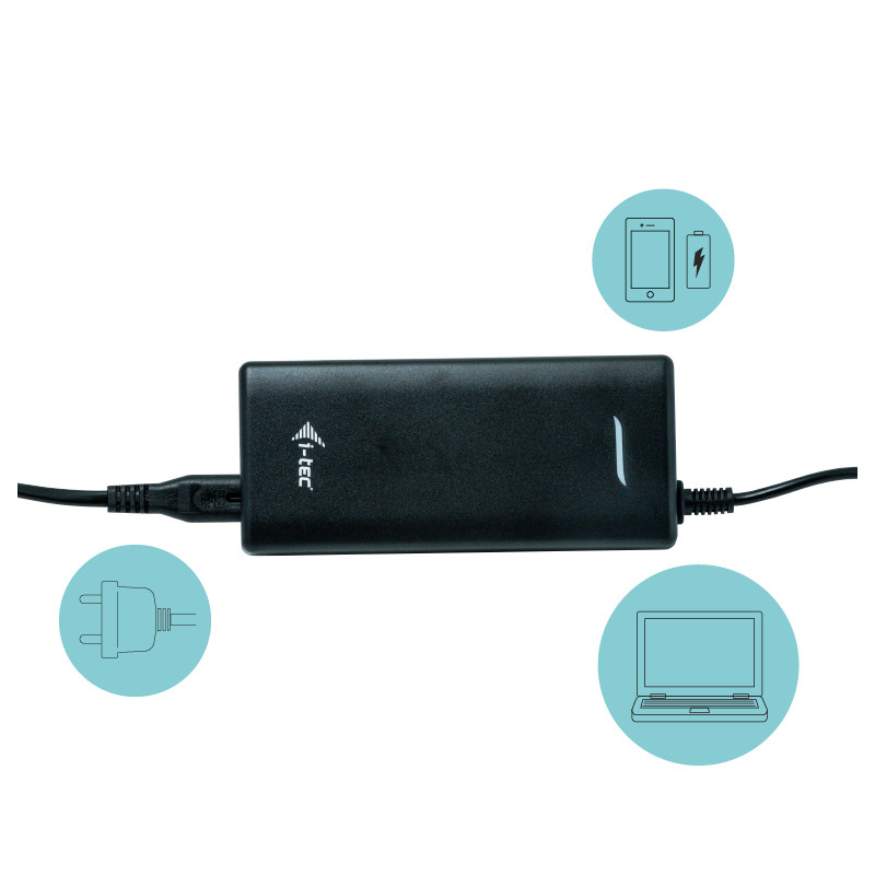 i-tec USB-C HDMI DP Docking Station with Power Delivery 100 W + i-tec Universal Charger 112W