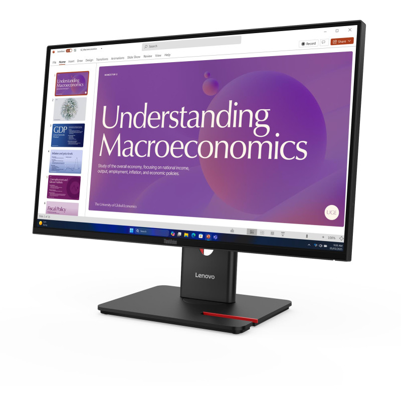 Lenovo ThinkVision/T24D-40/23,8''/IPS/FHD/120Hz/4ms/Čierna/3R