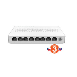 Tenda SM108 - 8x Multi-Gigabit 2.5G Ethernet Switch, 100/1000/2500 Mb/s, 40Gb/s, fanless
