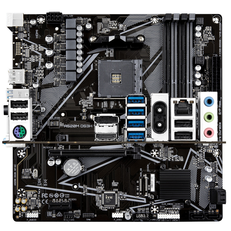 Gigabyte A520M DS3H WIFI6E/AM4/mATX