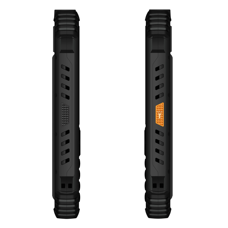 EVOLVEO StrongPhone Q1, IP68 odolný Dual SIM telefón, 2,4'' LCD, 1800mAh, černo-oranžový