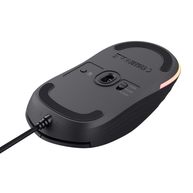 Trust GXT 925 REDEX II/Herná/Laserová/Pre pravákov/10 000 DPI/Drôtová USB/Čierna