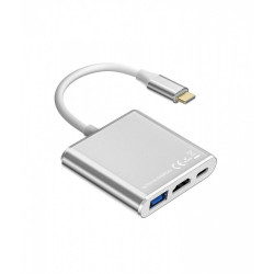 TB TOUCH - TB adaptér USB-C 3v1 - HDMI, USB, PD