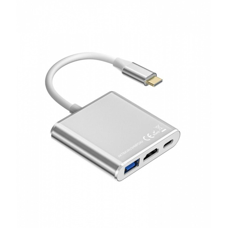 TB TOUCH - TB adaptér USB-C 3v1 - HDMI, USB, PD