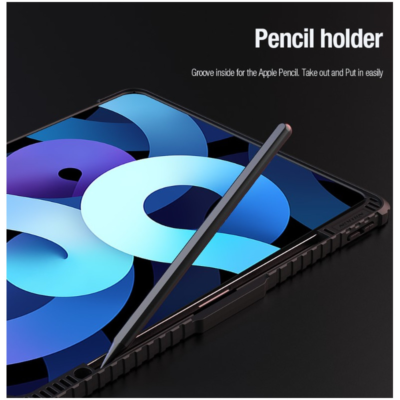 Nillkin Bumper PRO Protective Stand Case Multi-angle pre iPad Pro 12.9 20/21/22/ Air 13 2024 Black