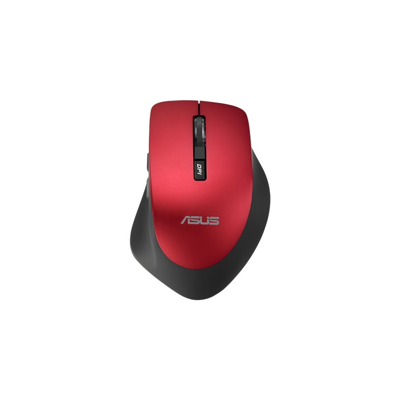 ASUS WT425/Ergonomická/Optická/Bezdrôtová USB/Červená