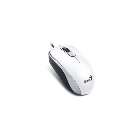 GENIUS DX-110/Kancelárska/Optická/1 000 DPI/Drôtová USB/Biela
