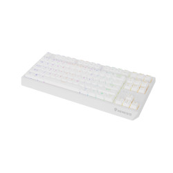 GENESIS herná klávesnica THOR 230/TKL/RGB/Outemu Red/Bezdrôtová USB + Bluetooth/US layout/Biela