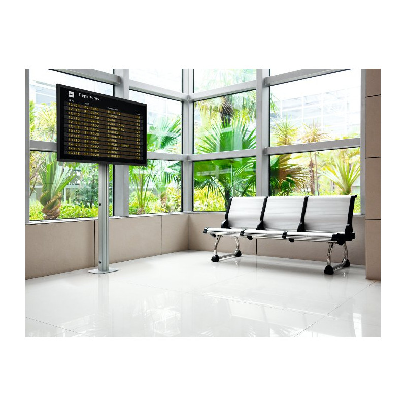 VOGELS - PUC 2718 S Stojina Connect-it Floor 180cm strieborná