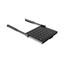 LANBERG POSUVNÁ POLICA PRO 19'' RACKOVÉ SKRINE 350MM ČIERNA (1U/445X350MM, NOSNOSŤ 35KG, 4-BODOVÉ M