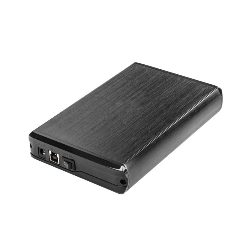 Externý box pre HDD 3,5'' USB 3.0 Natec Rhino, čierny, vrátane napájacieho adaptéra