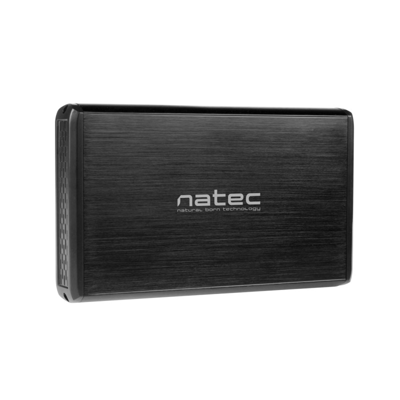 Externý box pre HDD 3,5'' USB 3.0 Natec Rhino, čierny, vrátane napájacieho adaptéra