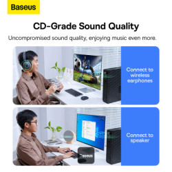 NONAME - Baseus bezdrôtový bluetooth adaptér BA07 čierny