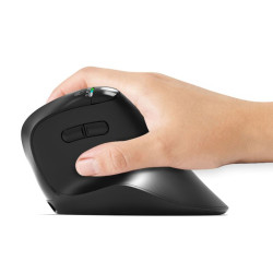 NONAME - PORT CONNECT ERGO AUDITOR/Vertikálna/Optická/Pre pravákov/4 800 DPI/USB+BT/Čierna
