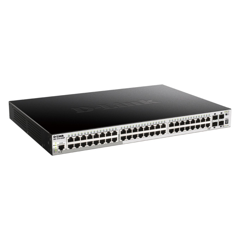 D-Link DGS-1510-52XMP 52-Port Gigabit Stackable POE Smart Managed Switch 4x 10G SFP+