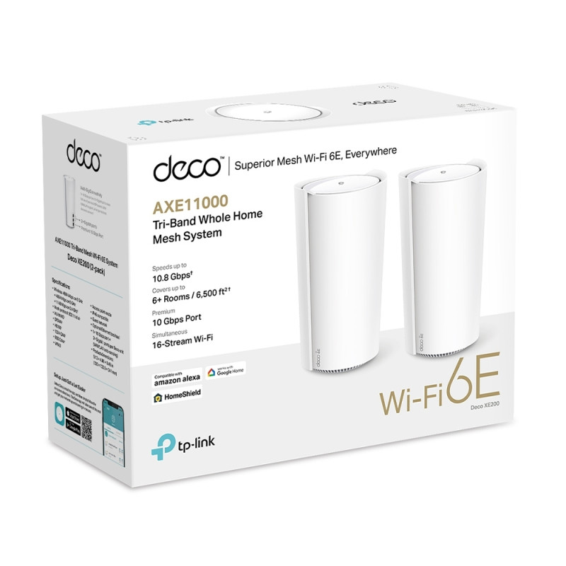 TP-Link AXE11000 Mesh WiFi Deco XE200(2-pack)