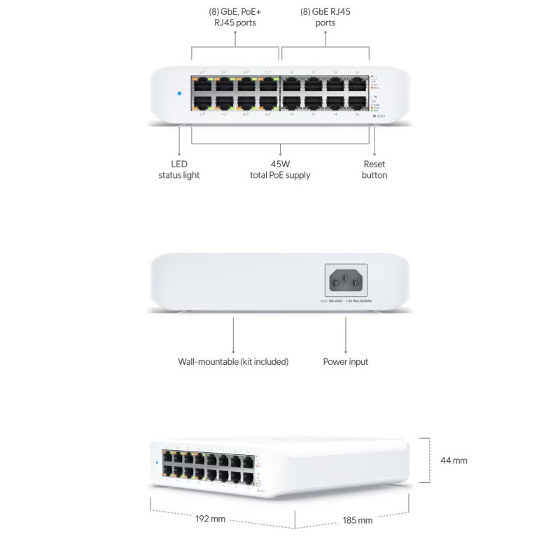 Ubiquiti USW-Lite-16-PoE