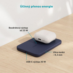 Epico Qi2 25W 5000mAh Mag+ powerbanka EM55 - modrá