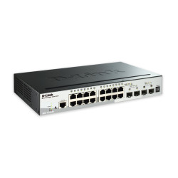 D-Link DGS-1510-20, 20-port Gigabit Stackable SmartPro Switch, 2x SFP, 2x 10G SFP+