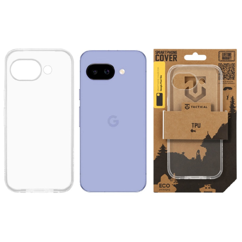 Tactical TPU Kryt pre Google Pixel 10a Transparent