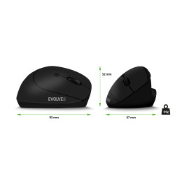 EVOLVEO LadyErgo, tichá vertikálna ergonomická