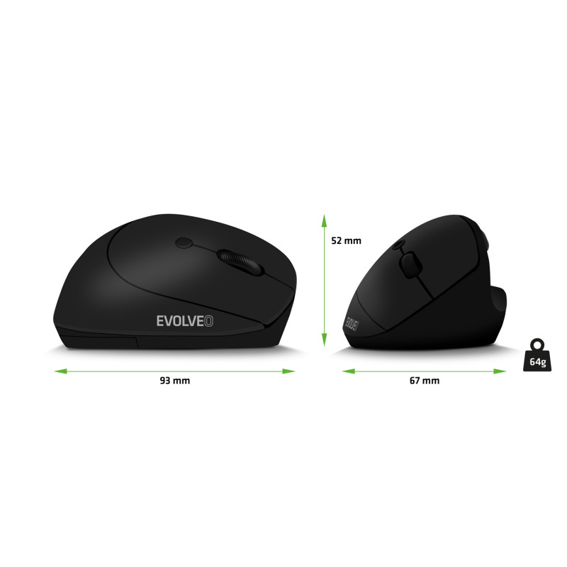 EVOLVEO LadyErgo, tichá vertikálna ergonomická