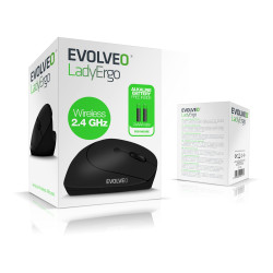 EVOLVEO LadyErgo, tichá vertikálna ergonomická