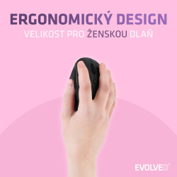 EVOLVEO LadyErgo, tichá vertikálna ergonomická