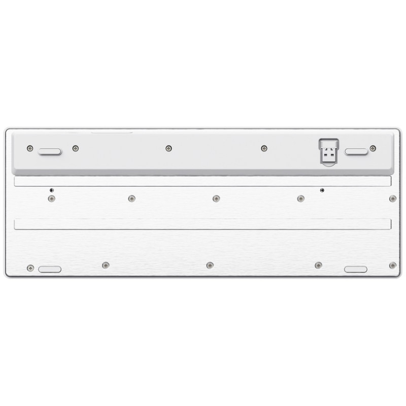 Trust GXT831 Thado TKL/Bezdrôtové USB/US/Biela