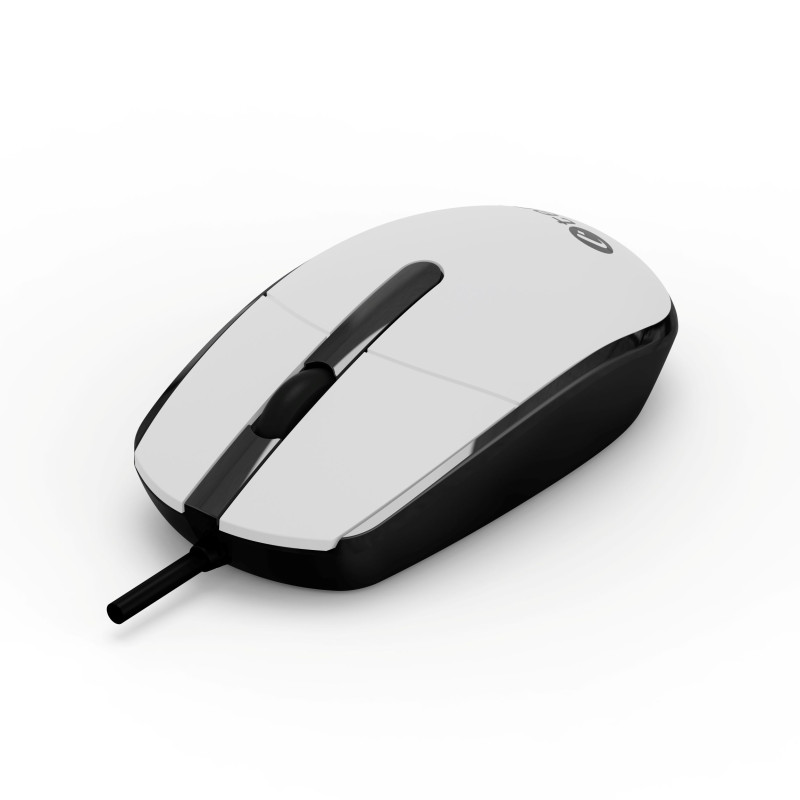 Myš C-TECH WM-10, černobiela, USB
