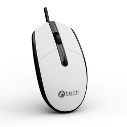 Myš C-TECH WM-10, černobiela, USB