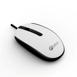 Myš C-TECH WM-10, černobiela, USB