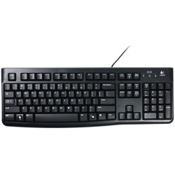 Logitech K120/Drôtová USB/US layout/Čierna