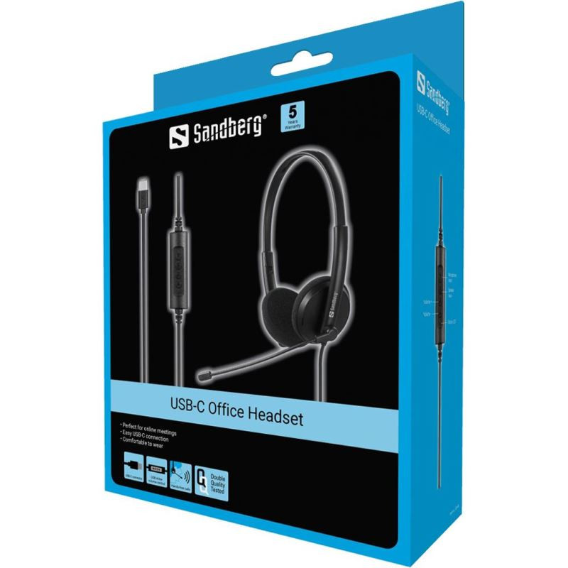 NONAME - Sandberg PC sluchátka USB-C Office Headset