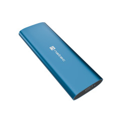 Externý box pre SSD Natec RHINO M.2 NVME LITE USB-C 3.2 GEN 2, hliníkové telo, HORIZON BLUE