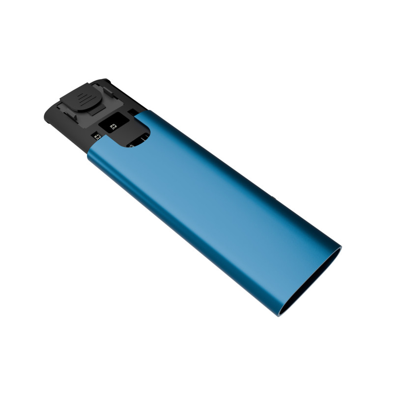 Externý box pre SSD Natec RHINO M.2 NVME LITE USB-C 3.2 GEN 2, hliníkové telo, HORIZON BLUE