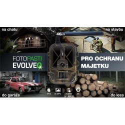 EVOLVEO StrongVision PRE 4G, fotopasca & bezpečnostná kamera, 4G LTE, cloud, 10.000mAh