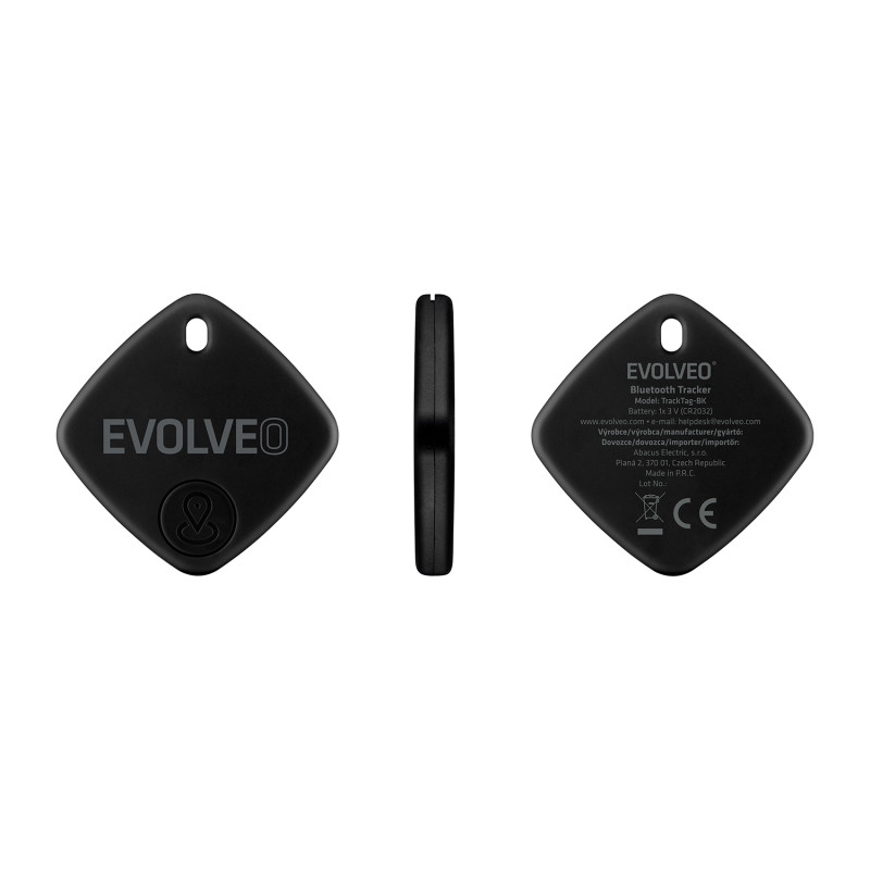 EVOLVEO TrackTag, Bluetooth lokátor s Apple Find My, čierny
