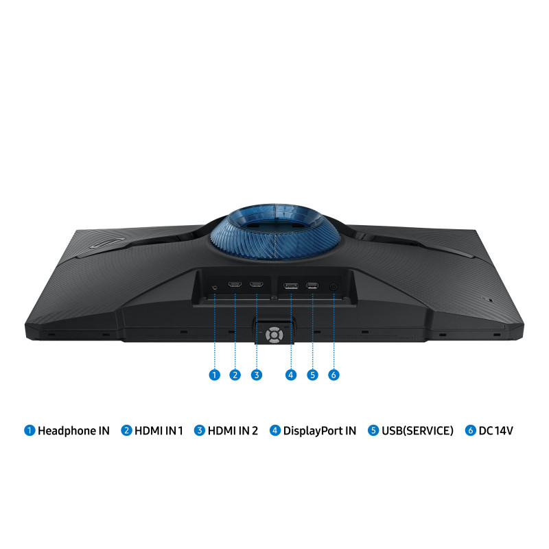Samsung Odyssey/G40B/25''/IPS/FHD/240Hz/1ms/Black/2R