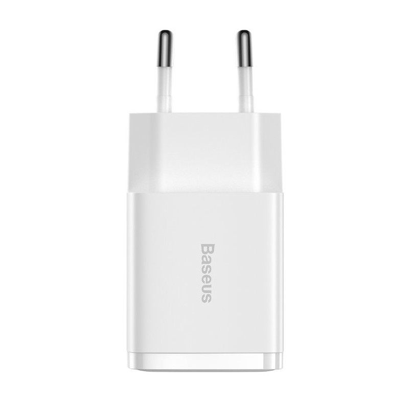 NONAME - Baseus nabíjačka do siete Compact 2xUSB 10,5W biela